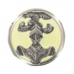 INSIGNE COLLET METAL ARGENT...